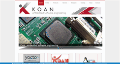 Desktop Screenshot of koansoftware.com