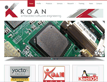 Tablet Screenshot of koansoftware.com